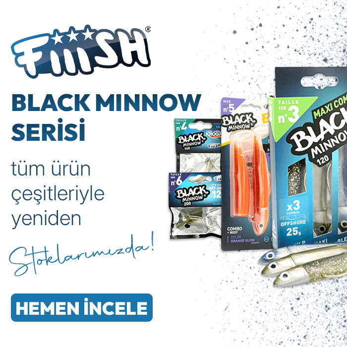 Fiiish Black Minnow Stoklarda!