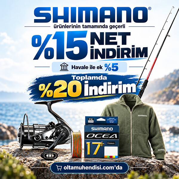 Shimano'da net %15 indirim!